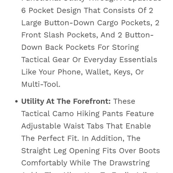 Rothco Tactical BDU Pants — Savage Orange Camo — Size M — EUC - Picture 5 of 10